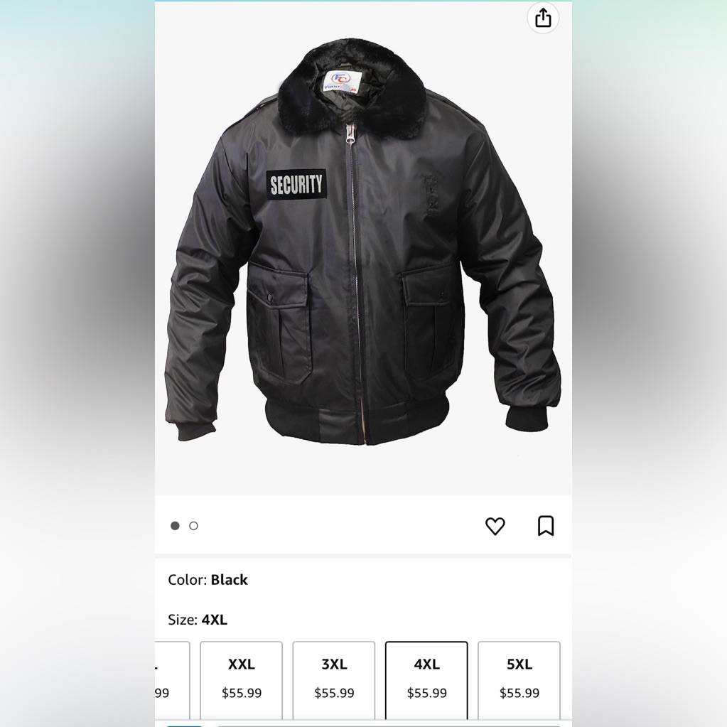 Security Bomber Jacket